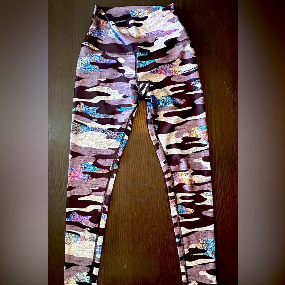 Pixie Lane Colorful Camouflage Kids Leggings